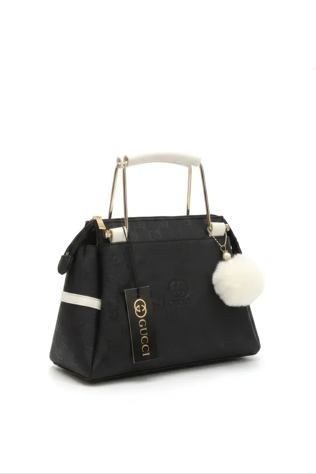 2-Piece Top Handle Handbag Set with Clutch