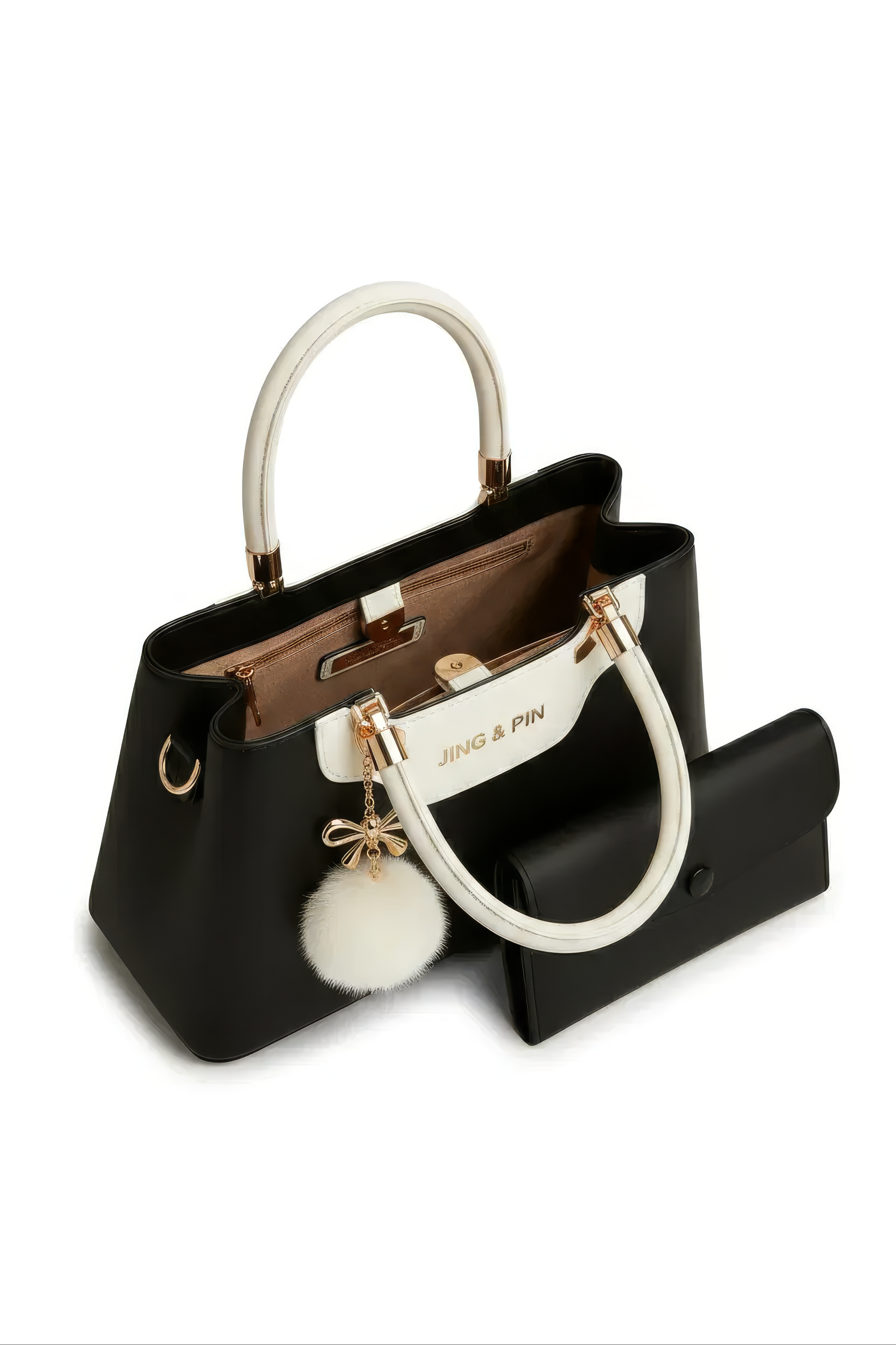 Jing and Pin Handbag and Wallet Set