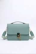 Structured Crossbody with Geometric Strap