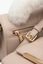 Quilted Crossbody with Plush Handle
