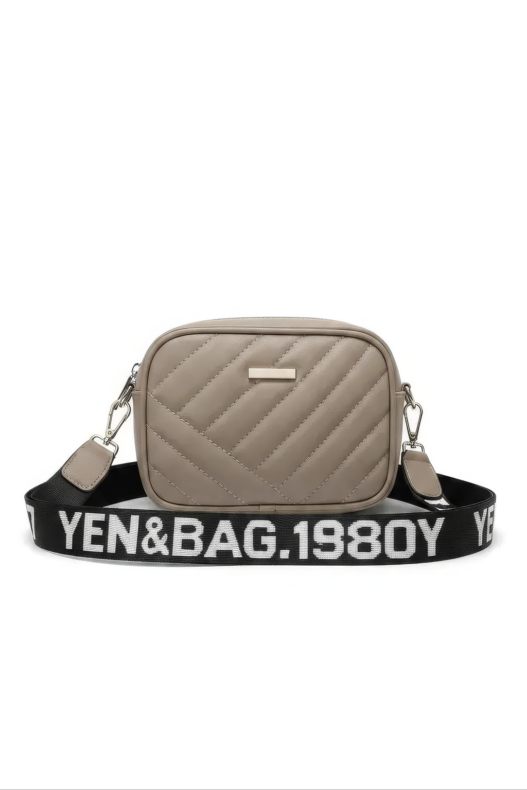 Quilted Crossbody with Contrast Strap