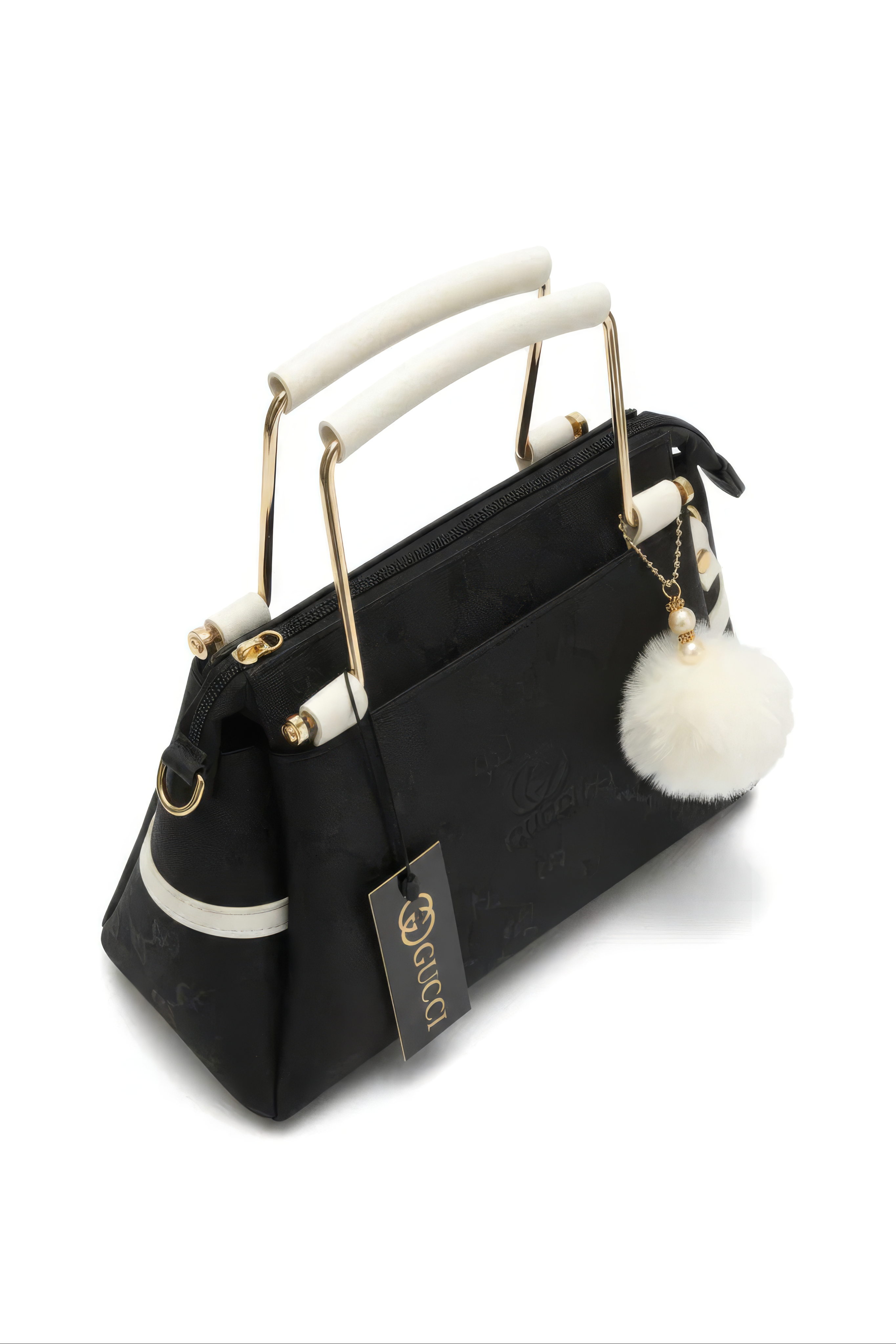 2-Piece Top Handle Handbag Set with Clutch