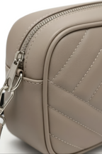 Quilted Crossbody with Contrast Strap