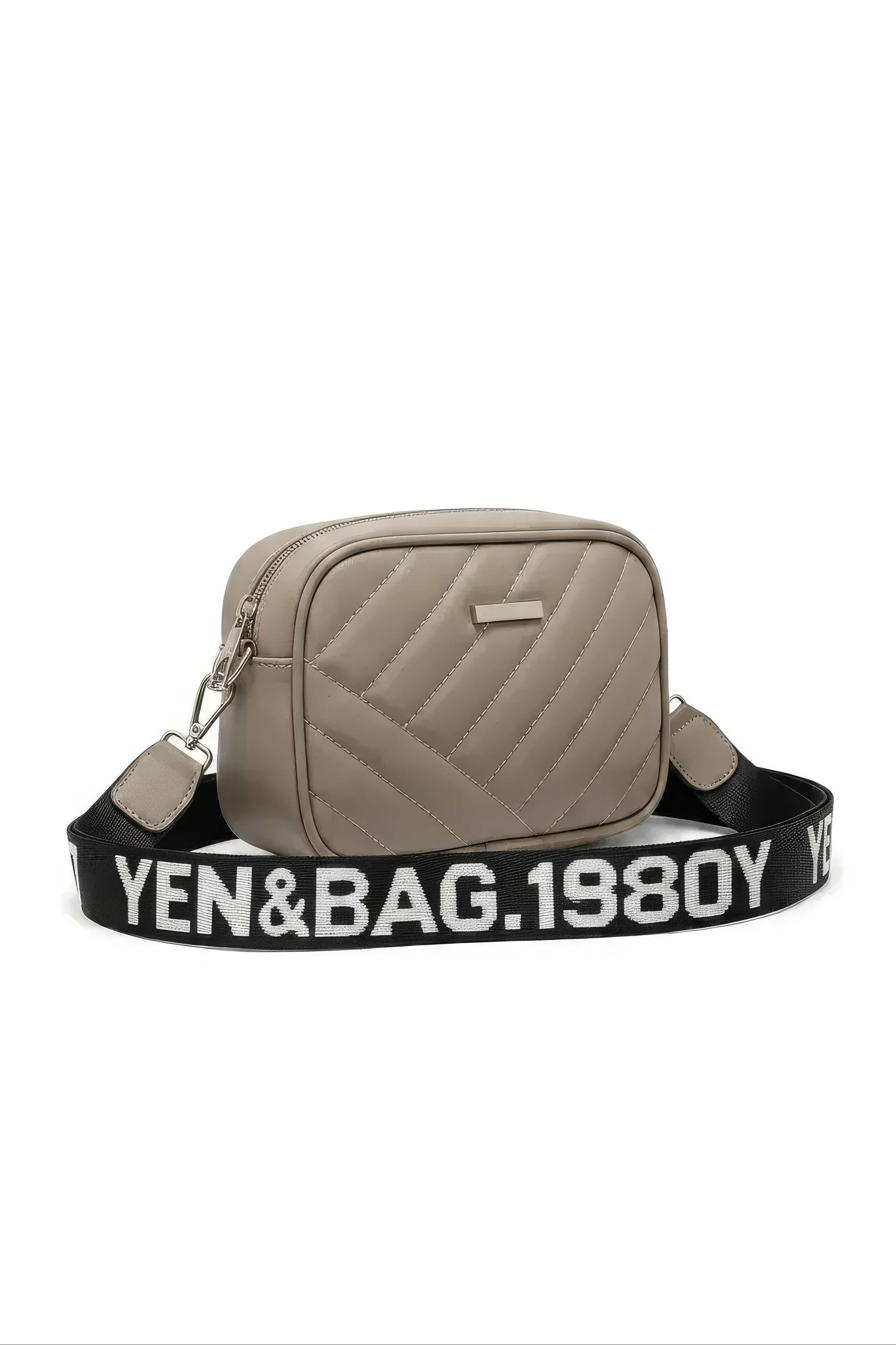 Quilted Crossbody with Contrast Strap