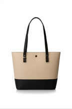 3-Piece Beige Textured Tote Set